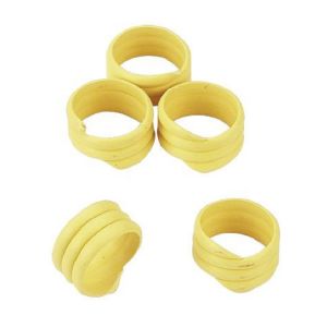 Chicken rings, yellow, 20 piece Pack