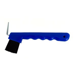 Hufkratzer mit Bürste - blau