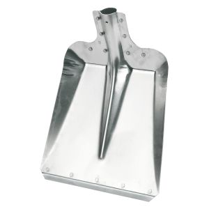 Alu shovel professional size 7 2, 5mm strong, 32 cm wide with steel edge