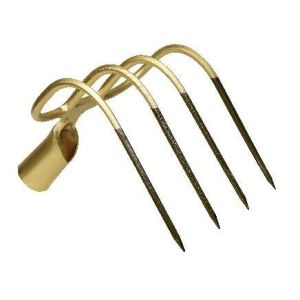 Manure hook 4 tines, 21 x 20 with duels