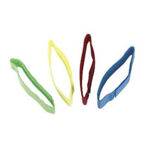 Ankle strap velcro closure, 10 pieces yellow