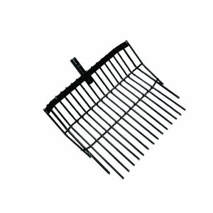 Pferdedunggabel Metall, 18 Zinken