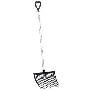 Horse manure fork orig. Aubiose with D grip handle