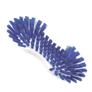 Pot brush with blue bristles, boilable