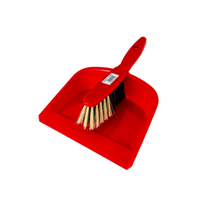 Brush and Pan 2 piece plastic, hand brush + scoop