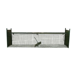 Lebendfalle mit 2 Türen - Kastenfalle 103cm lang