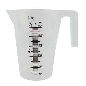 Messbecher mit Griff und Ausgussschnabel - 500ml