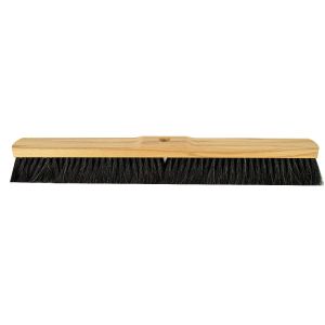 Room broom 60 cm, horsehair, with shaft hole