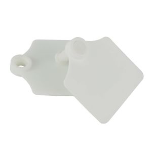 Ohrmarke Primaflex Größe 1, blanko, weiß - 25 Stück