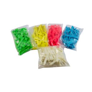Ear tag Twintak, blank, red, blue, yellow, green, white - 50 PCs / Pack