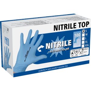 Nitriles all purpose gloves 5.5 mil, 100 pieces, size S