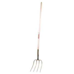 Dung fork harvest King, 4 fingers wide, 33 x 28, shaft 135 cm