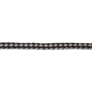 Führstrick Exklusiv, 200 cm. mit Panikhaken, schwarz/grau