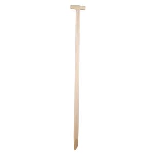 Spade handle 120cm with T-handle ash replacement handle ready for use wood tool handle wood handle