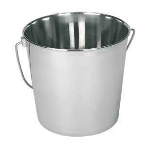 Stainless steel bucket - 8.5 litres