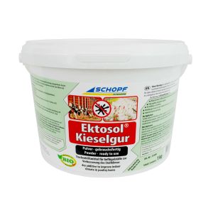 Ektosol Kieselgur - Trockenhilfsmittel für Geflügelställe - 1kg