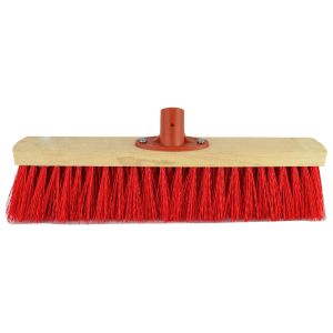 Room broom 40 cm Elaston red with quick set holder