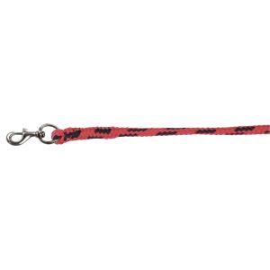 Lead rope of classic, 200 cm. with snap hook, red/black