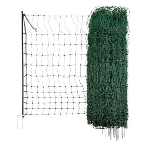 Poultry power green, electrically conductive 50 m / 112 cm twin tip