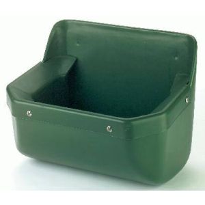 Horse feeding trough with protective edge - 15 litres
