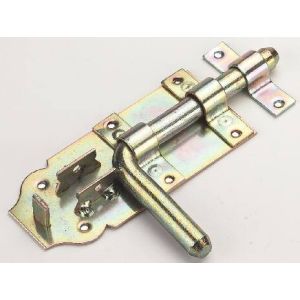 Install bolt with bolt lock, bright zinc-plated