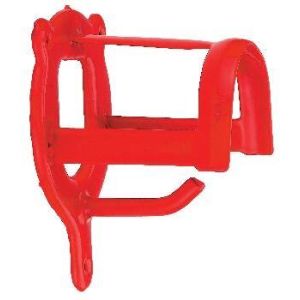 Bridle holder, metal, Red