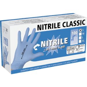 Nitriles all purpose gloves, 100 gr. XL, 4 mil