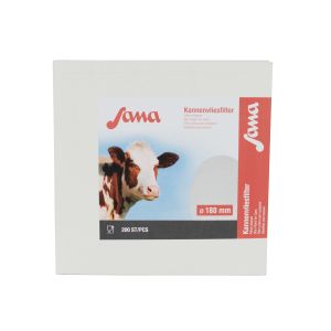 SANA Filterscheiben Kannenvliesfilter 180 mm - Karton 200 Stück