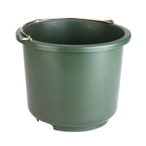 Install buckets and buckets 12 Litre Olive Green